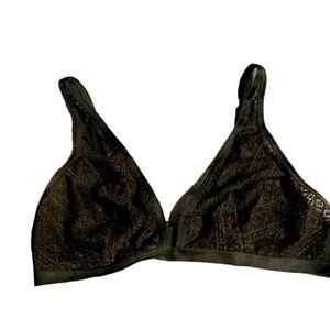 Victoria's Secret Black Lace Bralette Size L NWOT